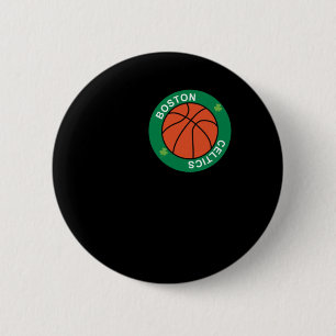 Badge Rond 5 Cm Bal Dédié Au Basket-Ball Des Celtics De Boston Te