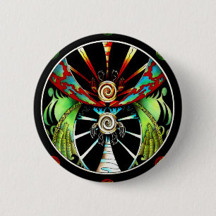 Badge Rond 5 Cm Balance des tortues