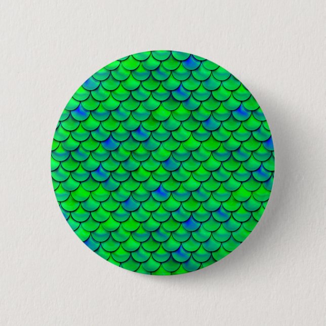 Badge Rond 5 Cm Balances bleues vertes (Devant)