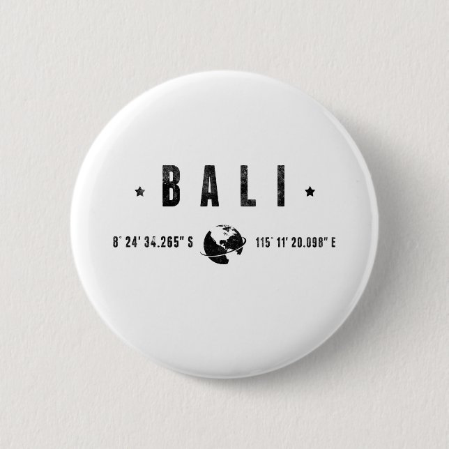 Badge Rond 5 Cm Bali (Devant)