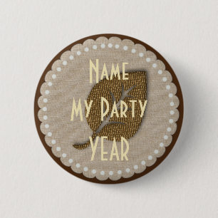 Badge Rond 5 Cm Balise de partie personnalisée mignonne