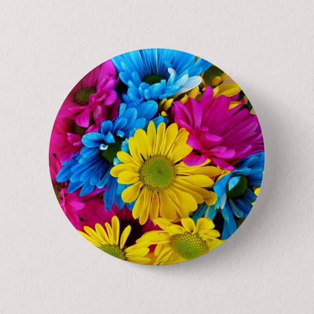 Badge Rond 5 Cm Balises aux couleurs vives (Devant)