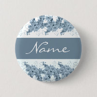 Balises de nom du mariage - orchidées bleues perso