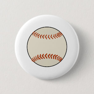 Badge Rond 5 Cm Balle de baseball