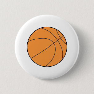 Badge Rond 5 Cm Balle de basket