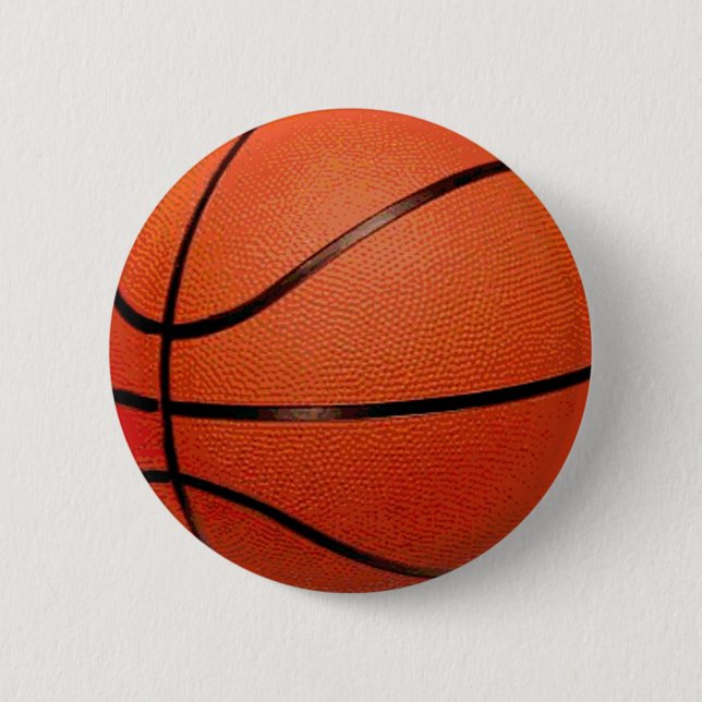 Badge Rond 5 Cm Balle de basket (Devant)