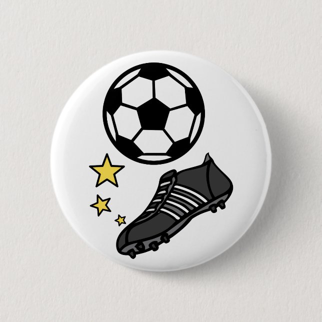 Badge Rond 5 Cm Balle et chaussures (Devant)