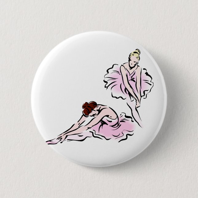 Badge Rond 5 Cm Ballerinas (Devant)