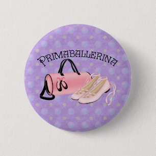 Badge Rond 5 Cm Ballerine de Prima