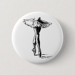 Badge Rond 5 Cm Ballet