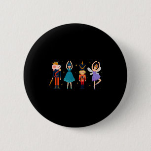 Badge Rond 5 Cm Ballet de Noël Casse-Noisette - Casse-Noisette