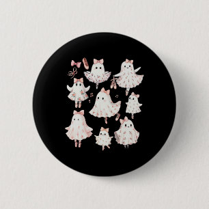 Badge Rond 5 Cm Ballet Ghost Ballet Danseuse Danse Éffrayante Ense