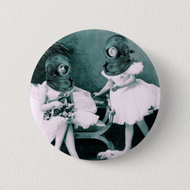 Badge Rond 5 Cm Ballet sous-marin (Devant)