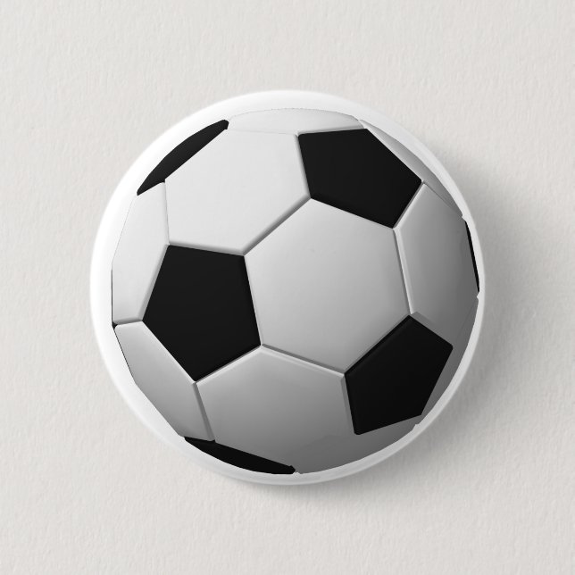 Badge Rond 5 Cm Ballon de foot: (Devant)