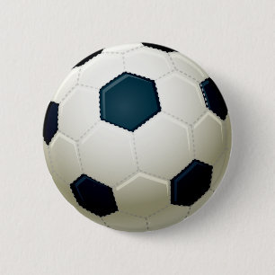 BADGE ROND 5 CM BALLON DE FOOT