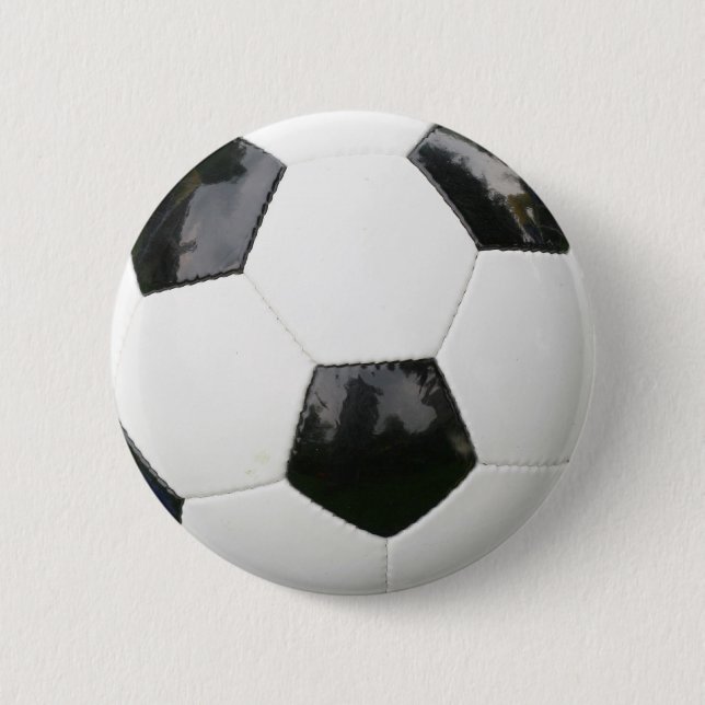Badge Rond 5 Cm ballon de football (Devant)