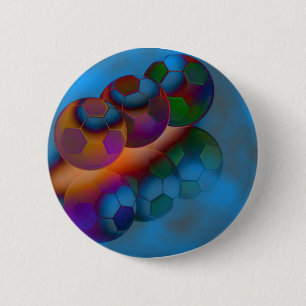 Badge Rond 5 Cm Ballon de football