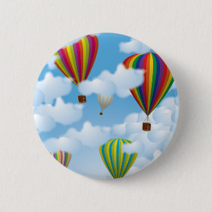 Badge Rond 5 Cm Ballons