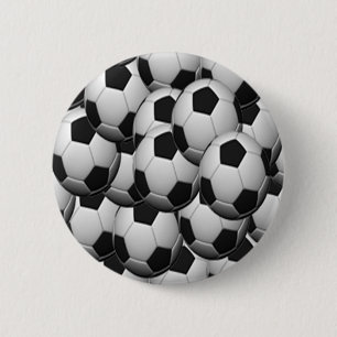 Badge Rond 5 Cm Ballons de foot