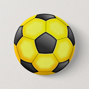 Badge Rond 5 Cm Ballons de football colorés