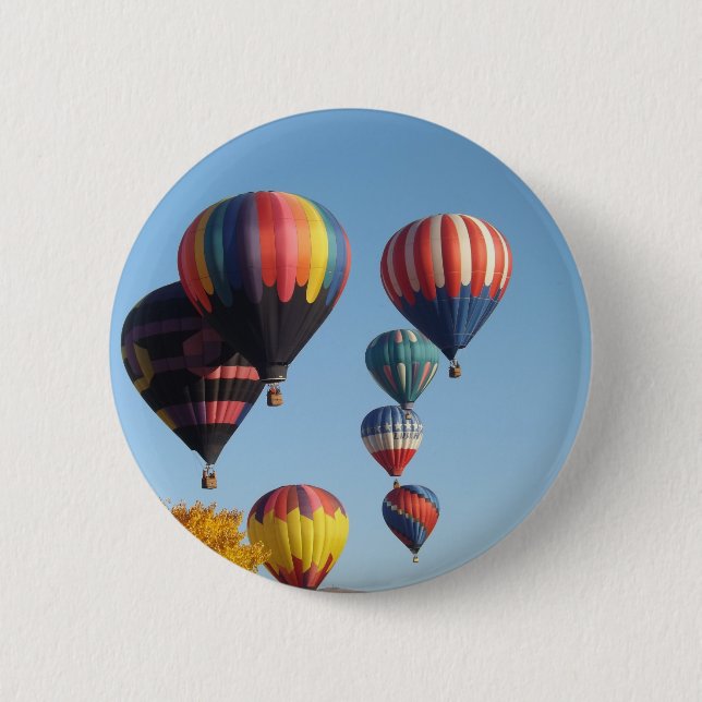 Badge Rond 5 Cm Balloons Arising Button (Devant)
