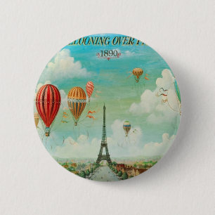 Badge Rond 5 Cm Balloquer Paris
