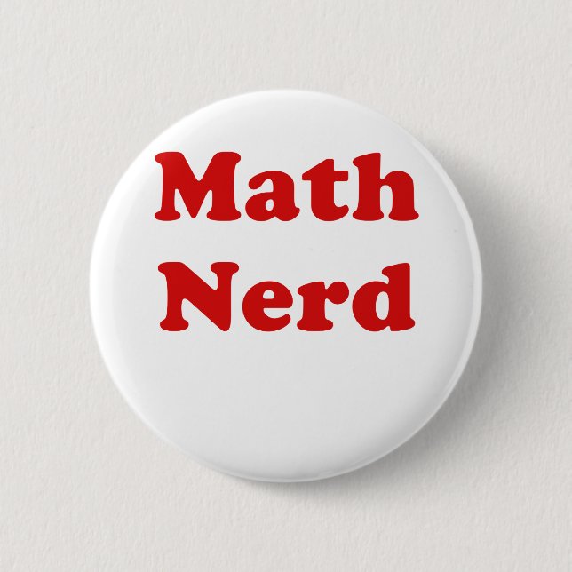 Badge Rond 5 Cm Ballot de maths (Devant)