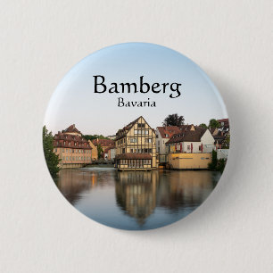 Badge Rond 5 Cm Bamberg Allemagne