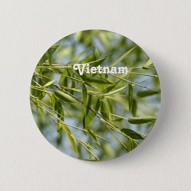 Badge Rond 5 Cm Bambou (Devant)