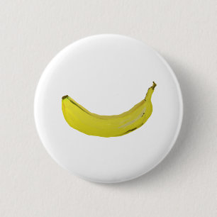 Badge Rond 5 Cm Banane