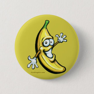 Badge Rond 5 Cm Banane