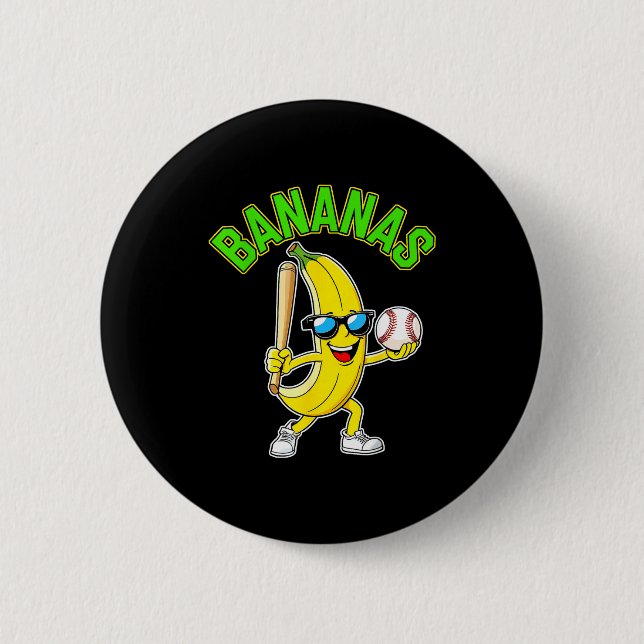 Badge Rond 5 Cm Banane drôle  (Devant)