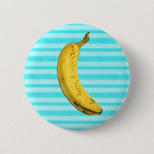Badge Rond 5 Cm Banane drôle