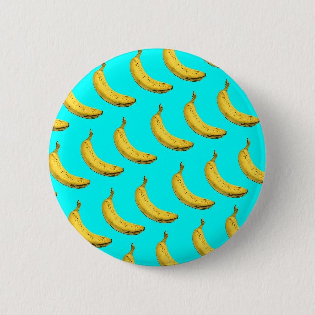 Badge Rond 5 Cm Banane fraîche (Devant)