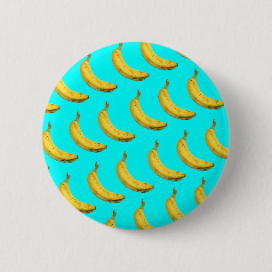Badge Rond 5 Cm Banane fraîche