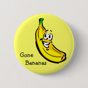 Badge Rond 5 Cm Bananes disparues