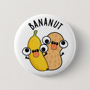 Badge Rond 5 Cm Bananut Funky Fruit Banana Pun