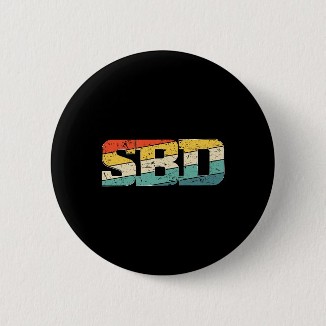 Badge Rond 5 Cm Banc Sbd Squat Deadlift (Devant)