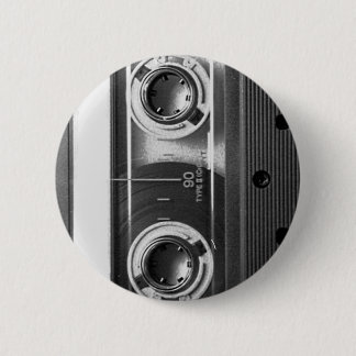 Badge Rond 5 Cm Bande Compact Cassette