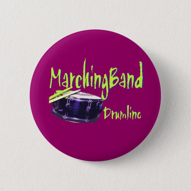 Badge Rond 5 Cm Bande de marquage (Devant)