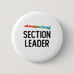 Badge Rond 5 Cm Bande de Marquage des chefs de section Clarinet