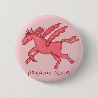 Badge Rond 5 Cm Bande de Pegasus 2-1/4" rond