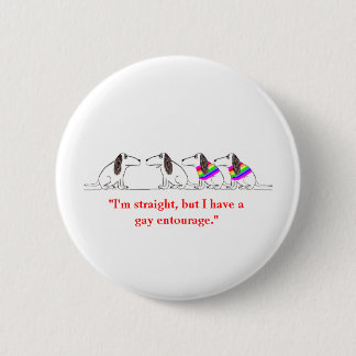 Badge Rond 5 Cm Bande dessinée gaie #3 de chien
