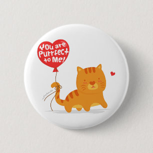 Badge Rond 5 Cm Bande dessinée mignonne de chat de Kitty de