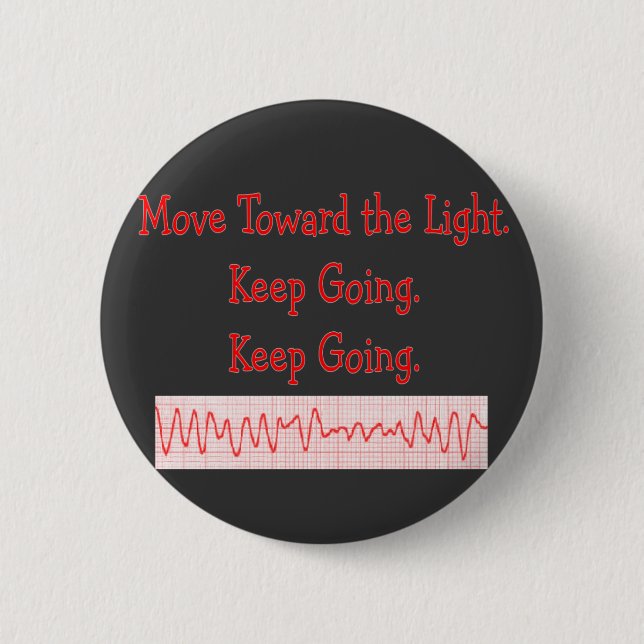 Badge Rond 5 Cm Bande drôle de rythme de V-Bobard d'infirmière de (Devant)