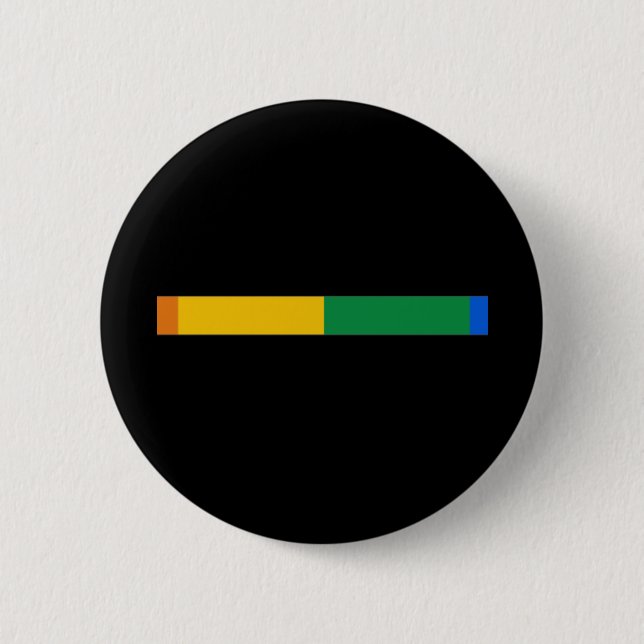 Badge Rond 5 Cm Bande gay pride (Devant)