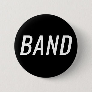 Badge Rond 5 Cm BANDE pour le support générique de musique