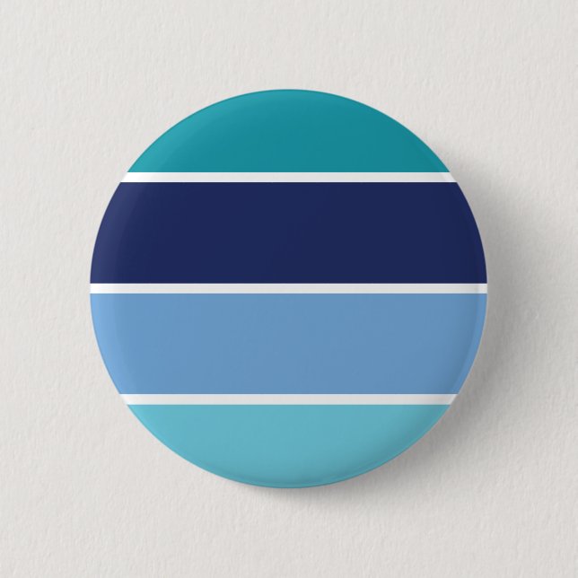 Badge Rond 5 Cm Bandes bleues (Devant)
