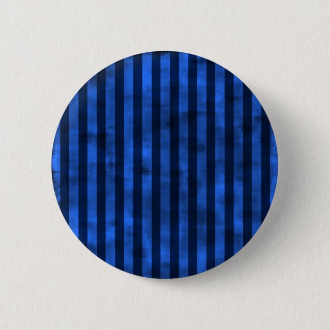 Badge Rond 5 Cm Bandes bleues grungy (Devant)