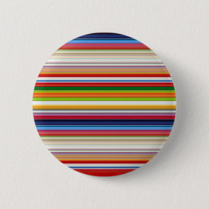 Badge Rond 5 Cm Bandes chaudes et colorées